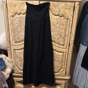 LOFT Beach Black Maxi Dress
